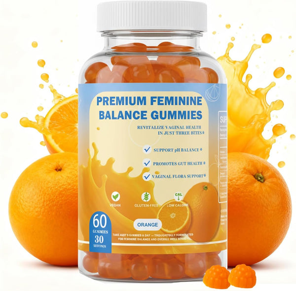 DEWANG Feminine Balance Gummies Daily pH Balance & Vaginal Health Support, Probiotics