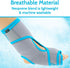 Pack Inflammation, Vive Ankle Ice Wrap - Foot Cold/Hot Compression Brace - Adjustable Freeze Support