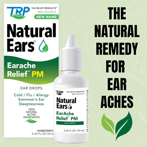 Homeopathic EarAche Relief PM Ear Drops - Nighttime Formula, 0.33 Fl. Oz.