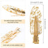 No Bend Hair Clips, 5PCS 7PCS 9PCS Bridesmaid Proposal Gifts, Gold Glitter Hair Clips for Wedding