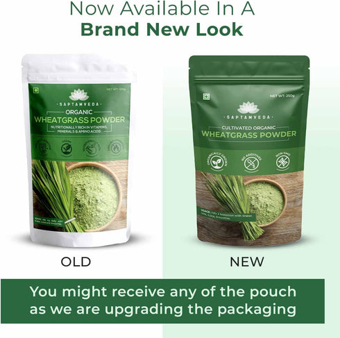 Organic Wheat Grass Powder (8.8 Ounce/250gm) Non-GMO, Vegan, Superfood | Antioxidant, Energy, Detox, Immunity Booster, Skin Health| Resealable Bag