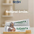 Sudanta 200g Herbal Fluoride-Free Natural Toothpaste, Paraben-Free, Vegan with Ayurvedic Herbs