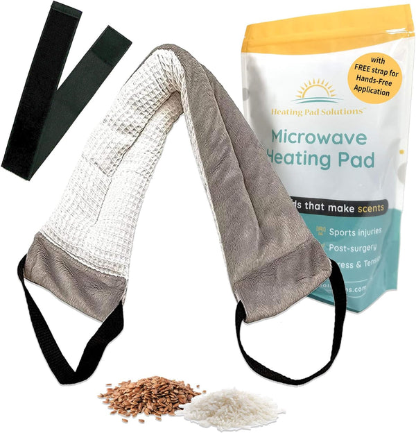 Versatile Microwavable Heating Pads for Neck, Back, Shoulder Pain Relief, Hot and Cold Reusable, 1 Pack
