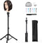 Relx Adjustable Wig Head Stand, Mannequin Tripod for Cosmetology Hairdressing Training