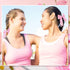 MTLEE 20 Pieces Pink Breast Cancer Awareness Cheer Hair Bows, 7.5 Inch Large Elastic Scrunchies