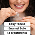 Natural Teeth Whitening Strips - Sensitive Teeth White Strips, No Peroxide, No Bleach