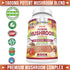 FRESH HEALTHCARE Mushroom Supplement, Lions Mane, Cordyceps, Reishi, Turkey Tail, 90 Vegan Capsules