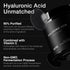 Ultra High Purity Hyaluronic Acid Capsules - 95%+ Highly Purified and Highly Bioavailable - 275mg Formula - Non-GMO Fermentation - High Strength with Vitamin C - 360 Capsules