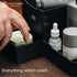 Uncluttered Designs Large Black Vanity Organizer - Countertop Mens Organizer with Drawers for Cologne & Skincare