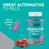 Qunol Magnesium Gummies for Adults, 200mg Magnesium Citrate, 90 Count, Supports Nerve and Bone Health