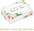Pop Fizz Designs Maid of Honor Gift Box - Floral Style Thank You Box for Bridesmaid Proposal or Wedding Party