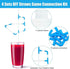 DIY Crazy Straws Make Your Own Straw, 30 PCS Build A Straws Kit for Reusable Silly Straws, Great for Parties