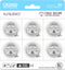 XUNIUZERO 6-Pack CR2450 Lithium Coin Cell Battery, 3 Volt, Long Lasting Power, Mercury-Free,