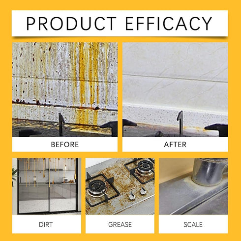 Juefesi Countertops, 2 Heavy Duty Kitchen Degreaser Spray, Powerful Cleaner for Stubborn Oil Stains, Grease Remover