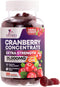 Cranberry Gummies - 120 Gummies - Urinary Tract Health + Vitamin C - 25,000mg Triple Strength