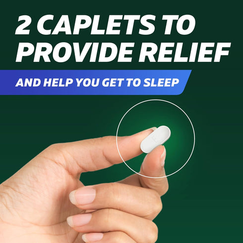 Excedrin PM Sleep Aid Caplets, Nighttime Headaches Relief, 100 Count