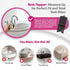 Sink Topper Foldable Sink Cover - Silicone Makeup Brush Cleaning Mat, Hot Tools Organizer, Standard Black