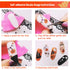 TailaiMei Summer Beach Nail Stickers - 1500+ Pcs Self-Adhesive DIY Nail Art Decals, Shark Nautical Turtle Design (12