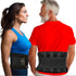 RiptGear Back Brace for Lower Back Pain Relief, Breathable Support for Men and Women, Black, XL (Waist: 36"-39")