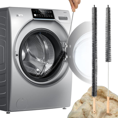 Dryer Cleaner Vent Brush - Flexible 70cm or 75cm Long Dryer Vent & Refrigerator Coil Cleaning Brush (Short Brush)