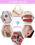 Valentines Nail Rhinestone EBANKU Red Nail Art Crystals, Hearts, Butterfly, 3D Diamond Stone Gems with Tweezer
