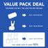 Pets,2 200 Count Small Trash Bags with Handles - Ocean Plastic Upcycling - Plastic Garbage Bags, Can Bin & Waste Basket