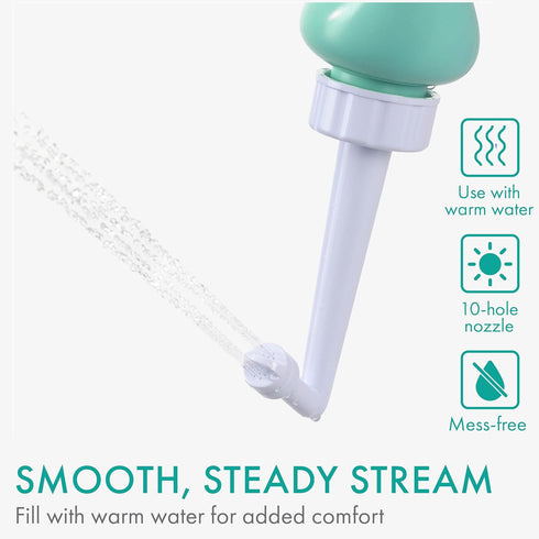 Peri Bottle - Postpartum and Perineal Care, FSA HSA Eligible, Portable Hand Held Travel Bidet Sprayer for Women or Men