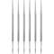Mudder 6 Pack Ingrown Toenail Files, Double Sided Toenail Lifters, Stainless Steel Manicure Tools