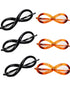 Small Size 4.7" No Slip Effortless Twist Hair Clips for Women, Pack of 6