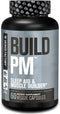 Jacked Factory Build PM Night Time Muscle Builder & Sleep Aid Supplement with VitaCherry, Ashwagandha, Melatonin - 60