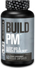 Jacked Factory Build PM Night Time Muscle Builder & Sleep Aid Supplement with VitaCherry, Ashwagandha, Melatonin - 60