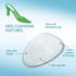 Amope GelActiv Invisible Gel Heel Cushions Insoles for Women, 1 Pair, Size 5-10