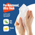 MedStar 4 Pack Adult Wipes for Elderly - Extra Large Extra Thick No-Rinse Bathing Wet Wipes for Adults - Incontinence