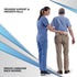 NYOrtho Adjustable Plastic Buckle Gait Belt, 72" Machine Washable Durable Material, Latex Free, Pastel