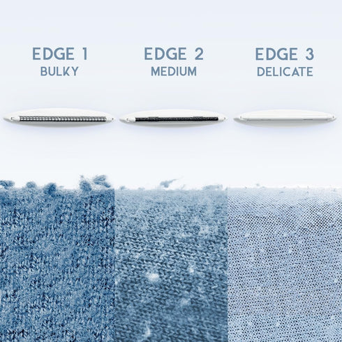GLEENER Fabric Shaver & Lint Remover, Battery-Free 4-in-1 Depiller with 3 Fabric-Safe Edges - Turquoise