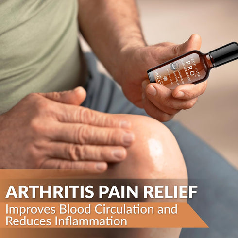 True Vine Pain Relief Oil — USDA Organic Mustard and Turmeric Oil for Inflammation, Arthritis, Joint, Knee & Muscle