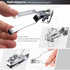Toenail Clippers for Seniors | Heavy Duty Nail Clippers Kit for Thick Toenails, Long Handle, 6Pcs Black