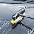 Window Squeegee Car Windshield Squeegee, 8" Washing Sponge Scrubber with Rubber Blade for Car and Bathroom Cleaning