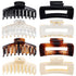 laxizar 8 Pack Claw Clip Hair Clips, 4.3 Inch Rectangular Hair Clips for Women and Girls