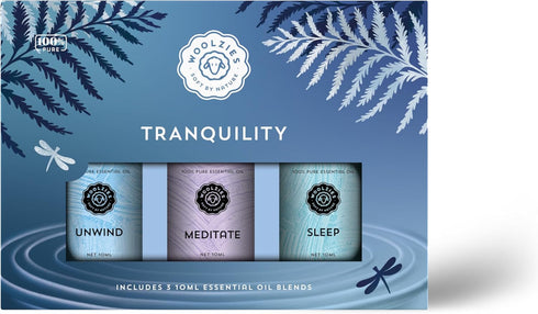Tranquility Essential Oil Set | Unwind, Meditate, and Sleep | Premium Aromatherapy
