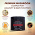 MEN'S PeakPerformance Mushroom Complex with Lions Mane, Reishi, Cordyceps, Turkey Tail, Nootropic Brain Supplement for
