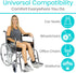 Vive Wheelchair Cushion - Waterproof Seat Pad for Coccyx, Sciatica & Tailbone Pain Relief (20'' x 18'' x 2'')