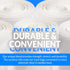 Reli. SuperValue 33 Gallon Trash Bags, 50 Count, Heavy Duty, Clear Multi-Use Garbage Bags, Made in USA