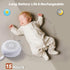 WorWoder 20 White Noise Machine - Portable Sound Machine for Baby Adult, Non-looping Soothing Sound, Noise Canceling