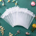 100 Count Organza Drawstring Gift Bags for Jewelry, Sheer Fabric 4x6 Inch Medium Size Treat Pouch for Parties