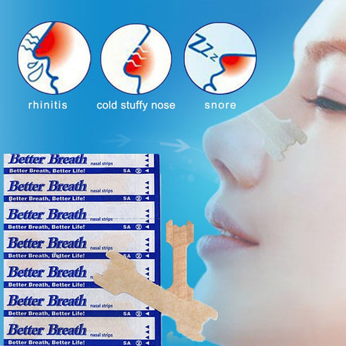 100 Pcs Nasal Strips - Reduce Snoring, Anti Snoring, Improve Sleeping