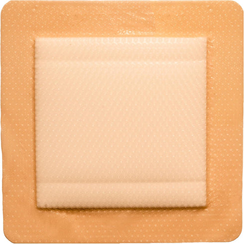 Areza Medical Silicone Foam Wound Dressing - Super-Absorbent Layer, Waterproof, Sterile - 6" x 6", 5 PCS