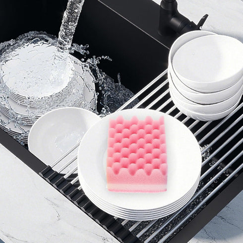 Healifty 6pcs Cleaning Sponge Eraser Sponges for Scrubbing Dishes