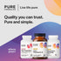 PureFormulas Vitamin D3 K2, 5000 IU D3 and K2 Supplement for Bone and Immune Support, 60 Vegetarian Capsules