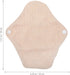 TOPPERFUN 4PCS Reusable Cotton Menstrual Pads Women Sanitary Nursing Pads Washable Soft Breathable Feminine Care